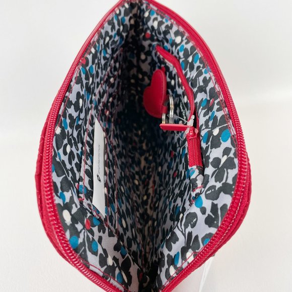 Vera Bradley Iconic RFID Wristlet Cardinal Red - Picture 4 of 8
